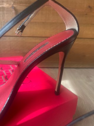 Sandalias Carolina Herrera Piel Negra Talla 38