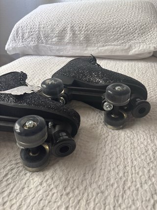 Patines de 4 ruedas brillantes T41