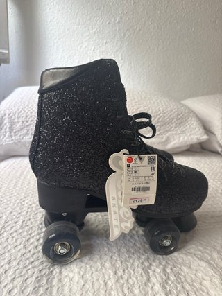 Patines de 4 ruedas brillantes T41