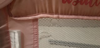 Barandilla infantil rosa para cama 90cm