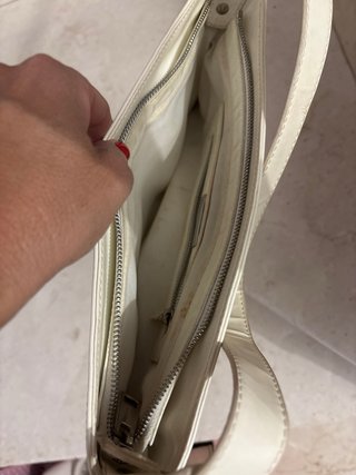 Bolso de mano Roberto Verino blanco