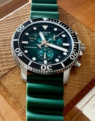 Tissot Seastar 1000 Verde Cronógrafo