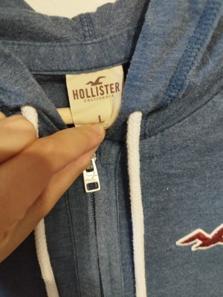Chaqueta Hollister Azul Talla L