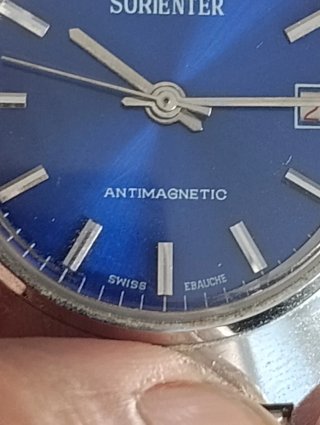 Reloj Sorienter Vintage Automático Azul