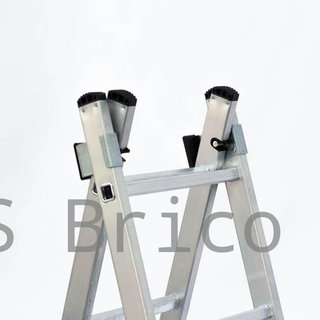 Escalera Aluminio 3x7 - 2+2+2 M - 54-60-54x25mm