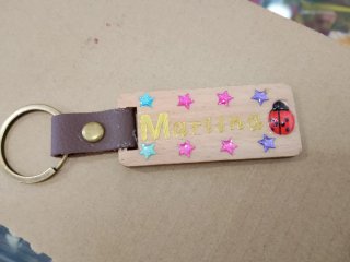 Llavero personalizado gato y nombre