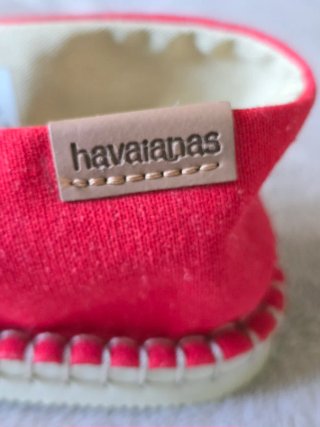 Espadrillas Havaianas Tg 41 Rosso Tela