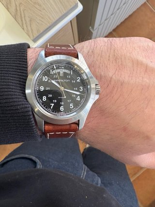 Hamilton Khaki Cuarzo Marrón/Negro