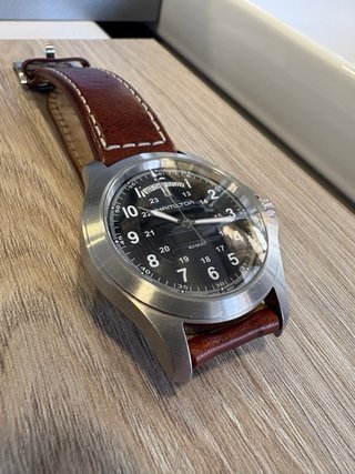Hamilton Khaki Cuarzo Marrón/Negro