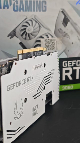 Tarjeta Gráfica Zotac RTX 3060 Gaming White 12GB