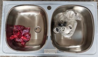 Lavando in Acciaio Inox a 2 Vasche