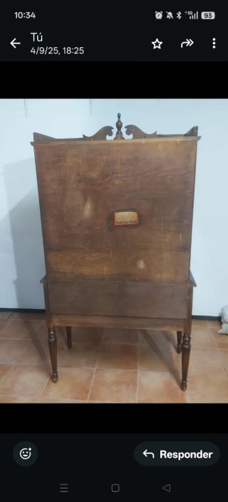 Set muebles de salón coloniales caoba Americanos