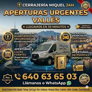 Cerrajero Granollers 24h Urgente Pro