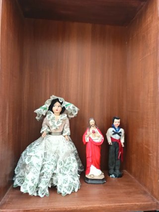 Vetrina stile veneziano con porta