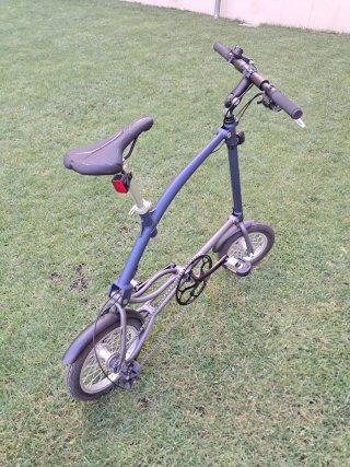 Bici Ossby Curve Plegable Azul