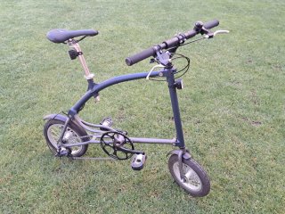Bici Ossby Curve Plegable Azul
