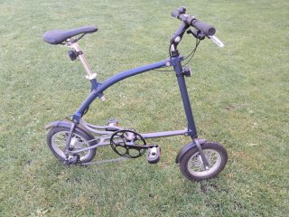 Bici Ossby Curve Plegable Azul
