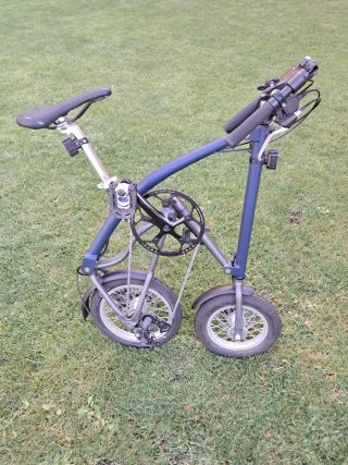 Bici Ossby Curve Plegable Azul