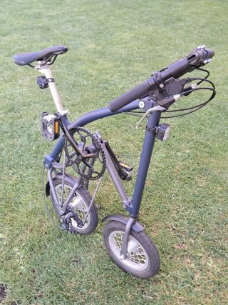 Bici Ossby Curve Plegable Azul