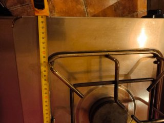 Plancha y quemador de gas butano