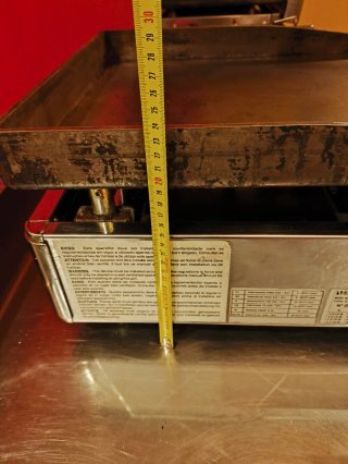 Plancha y quemador de gas butano