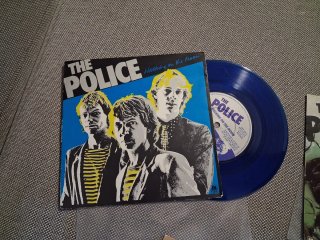 The Police: lote 5 vinilos azules 7” 45 rpm  1980