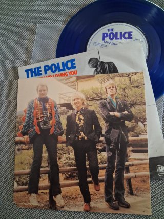 The Police: lote 5 vinilos azules 7” 45 rpm  1980