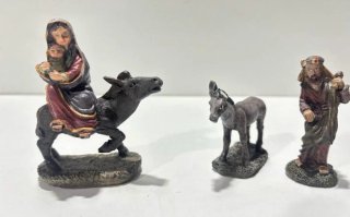 Conjunto Figuras Belén Resina