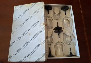 6 Bicchieri Vino Spumante Kristal Linea 3A.Vintage