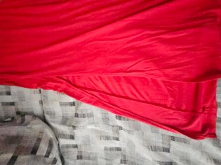 Vestito rosso scollato dietro con laccetti