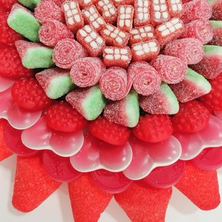 Tartas de chuches y brochetas