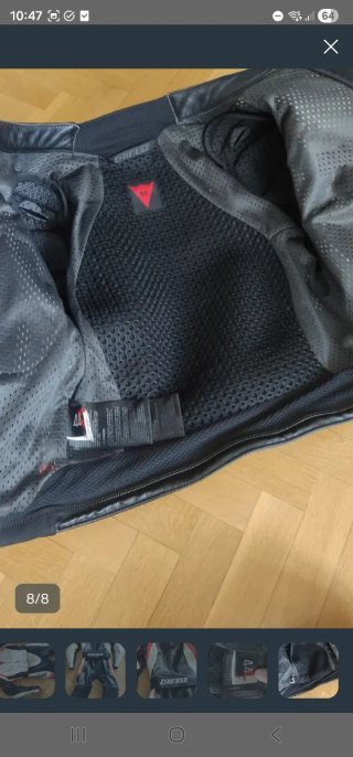 Mono Dainese Mujer Negro/Rojo/Blanco