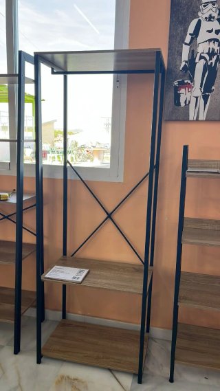 Scaffale in Metallo e Legno