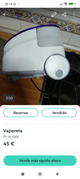 Centro de planchado Vaporeta sin estrenar