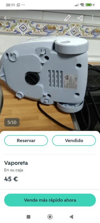 Centro de planchado Vaporeta sin estrenar
