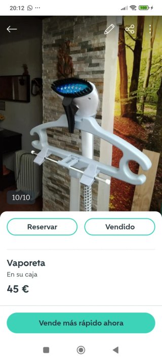 Centro de planchado Vaporeta sin estrenar