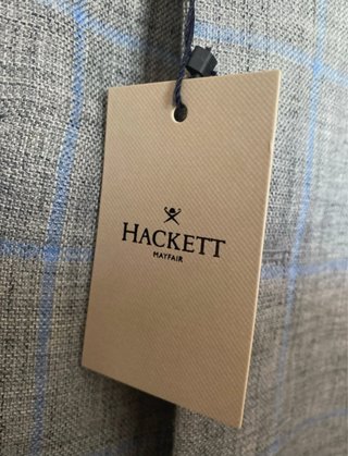 Chaqueta Traje Hackett Azul/Gris Cuadros