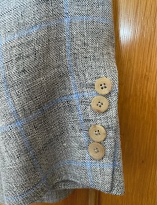 Chaqueta Traje Hackett Azul/Gris Cuadros