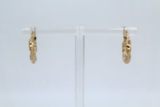 Pendientes Aros Rizados 18K.1,68gr.Ref:043-04-0023