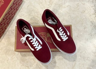 Vans Mujer Talla 38 Rojas
