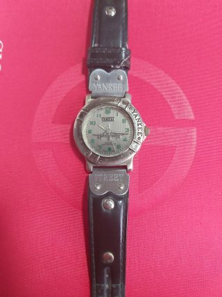 Reloj Yankee Cuarzo Negro/Plata