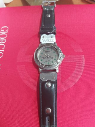 Reloj Yankee Cuarzo Negro/Plata