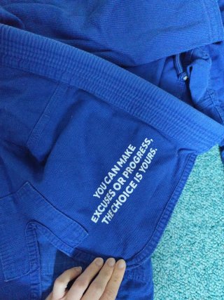 Kimono BJJ Mujer Progress Azul talla F1