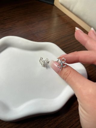 Pendientes Plata 925 Trébol