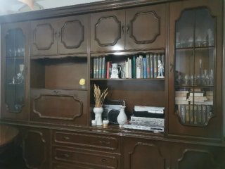 Mueble Comedor/Salón Madera Oscura