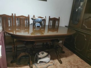 Mueble Comedor/Salón Madera Oscura