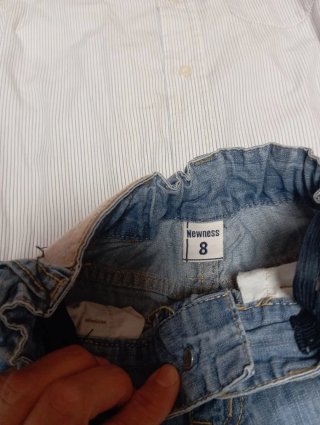 Conjunto niño: Camisa y pantalón vaquero