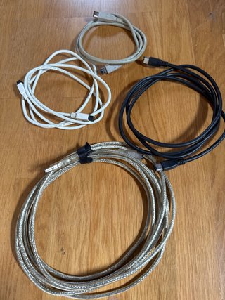 Lote 3 Cables Firewire 400 + 1 firewire 800
