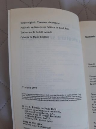 La aventura semiológica