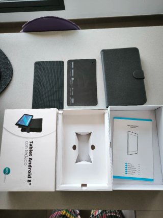 Tablet Android 8 con Teclado